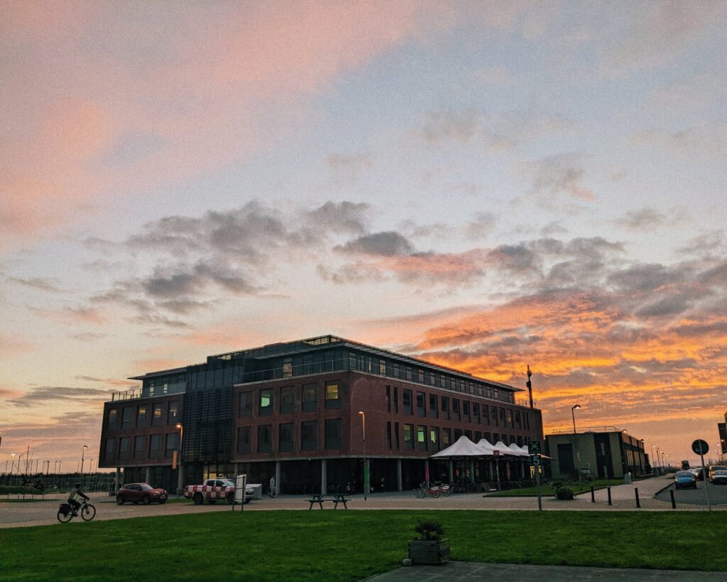 Swansea University management building